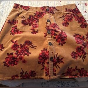 Torrid Floral Skirt NWT
